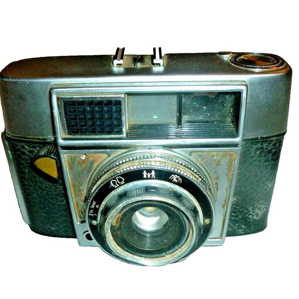 Vtg Agfa Optima I 35mm Film Camera Color-Agnar 45mm f/2.8 Prontor-Lux Germany